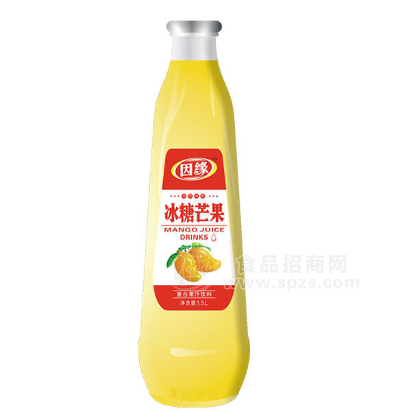 ·因缘 冰糖芒果复合果汁饮料1.5L 