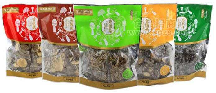 百山祖立袋装-黑木耳、灰树花、香信菇、无根茶树菇、金钱菇