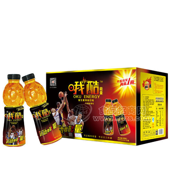 哦酷能量 維生素風(fēng)味飲料600mlx15瓶