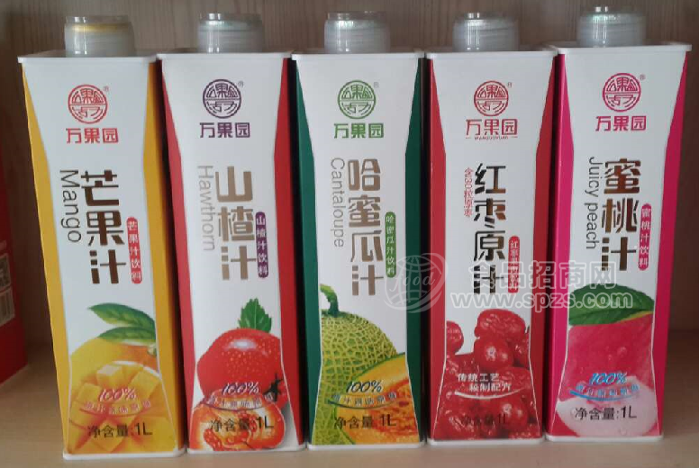 ·万果园红枣原汁 果肉饮料 1000ml 