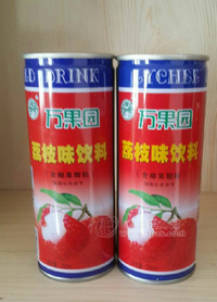 万果园 荔枝味果汁饮料240ml