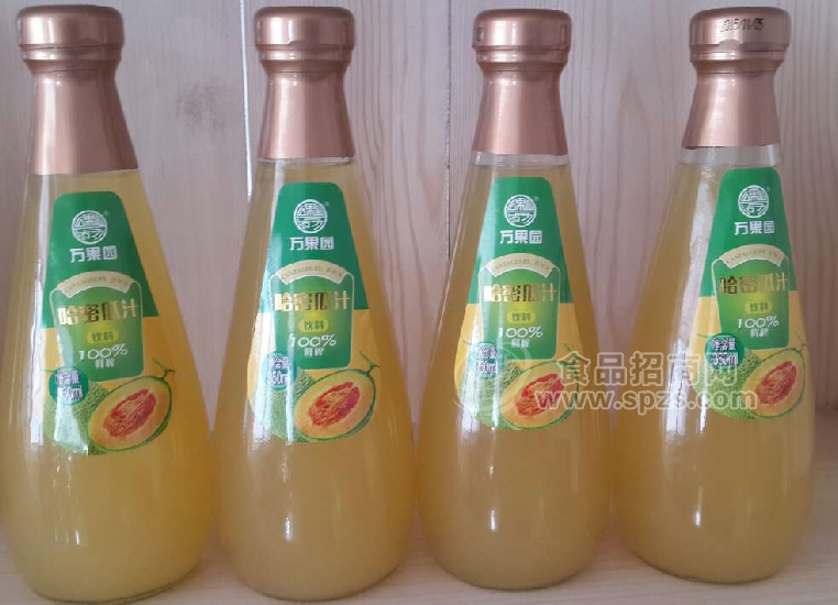 ·万果园 哈密瓜汁果汁饮料 350ml 