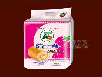 香乐瑞士卷200克袋装草莓味