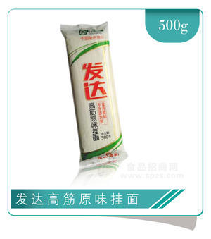 發(fā)達(dá)高筋原味掛面500g