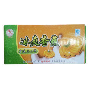 银马 冰爽香蕉夹心饼干