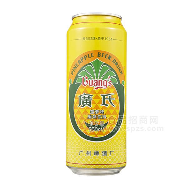 廣氏 菠蘿啤 果味飲料 500ml