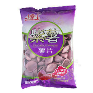 小拳头 紫薯薯片原味60g