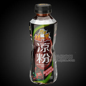 摇一夏 凉粉 黑仙草味植物果汁饮料500g