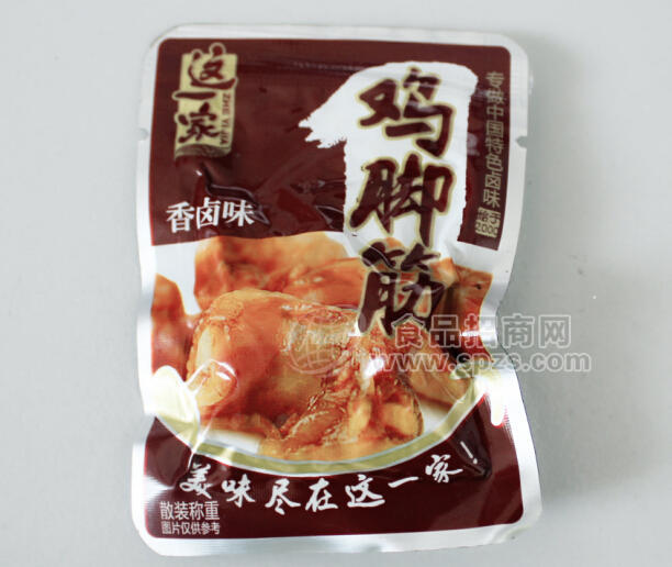 鸡脚筋香卤味休闲食品