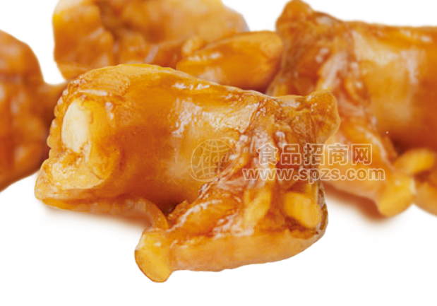 鸡脚筋香辣味肉干肉脯实物图