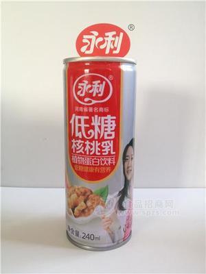 永利【低糖核桃乳】240mlx16罐/箱