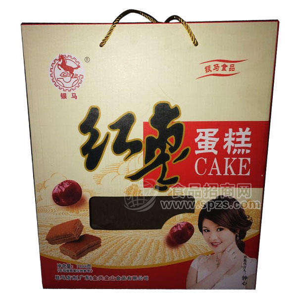 银马 红枣蛋糕1008g