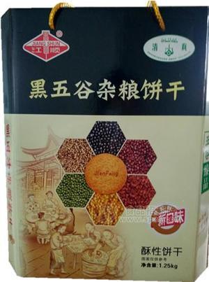 江顺 黑五谷杂粮饼干1.25kg