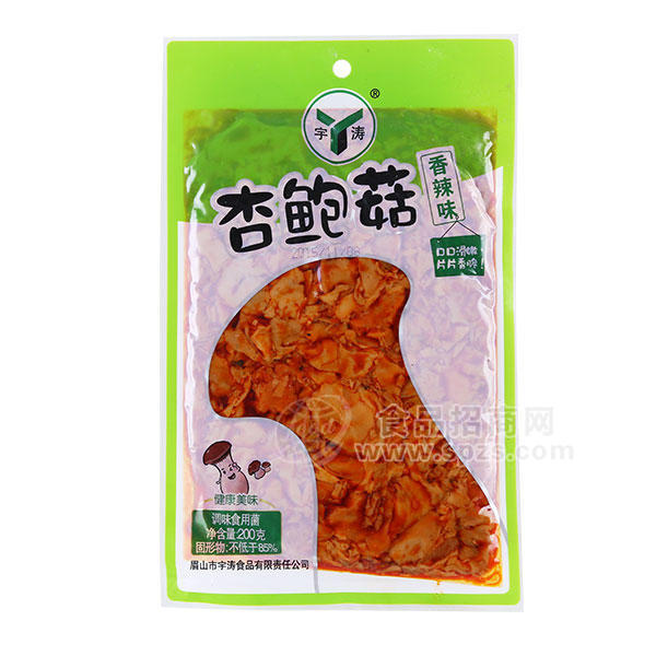 ·宇涛 杏鲍菇 香辣味 调味食用菌 休闲食品 200g 