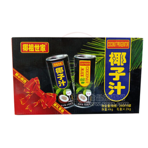 椰祖世家生榨椰子汁245ml×15罐包裝箱