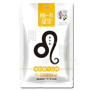 辣一片星空 麻辣碳烤虾棒味100g 十二星座之狮子座 休闲食品