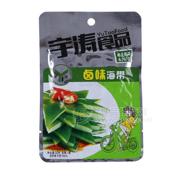 ·宇涛 卤味海带 水产深加工品 32g 