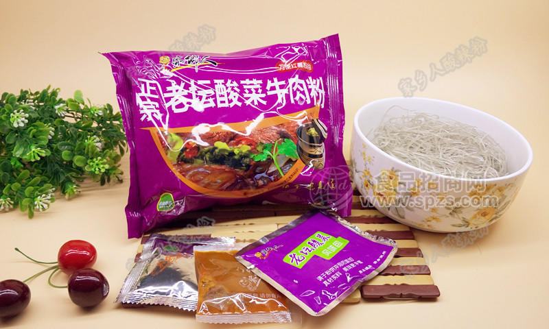 家乡人酸辣粉 正宗老坛酸菜牛肉粉 袋装