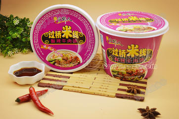 家乡人过桥米线  酸辣牛肉味 桶装