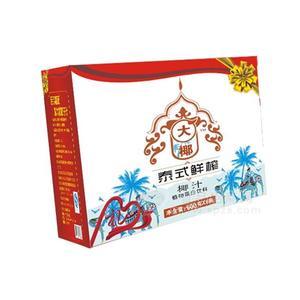 大椰泰式鲜榨椰汁 植物蛋白饮料 600gx6