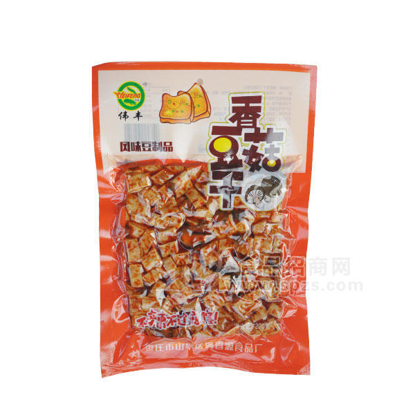 ·伟丰香菇豆干风味豆制品 休闲食品 
