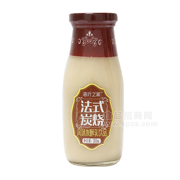 ·海沂之家  法式炭烧 风味发酵乳饮品 300ML 