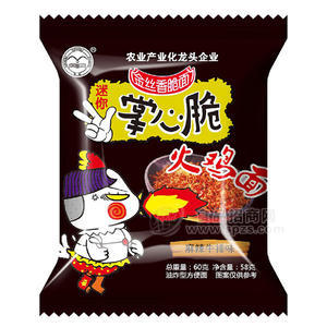 迷你掌心脆敢吃面麻辣牛排味60g休閑食品