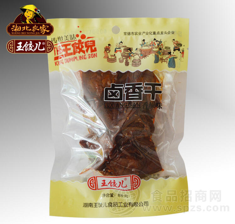 王饺儿 卤香干 香辣味 豆干100g