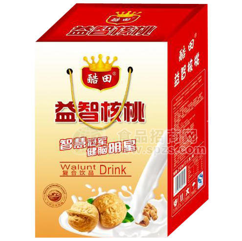 ·酷田 益智核桃 复合饮品 