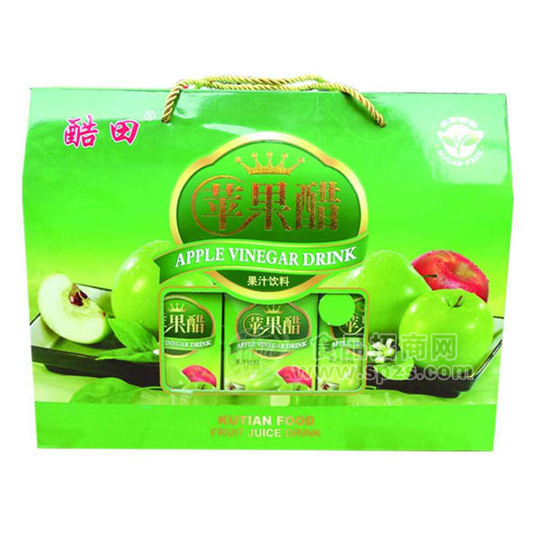 ·酷田 苹果醋 果汁饮料 
