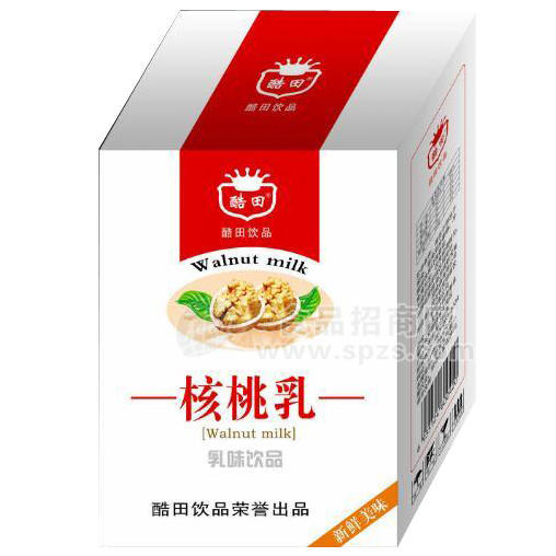 ·酷田 核桃乳 乳味饮品 