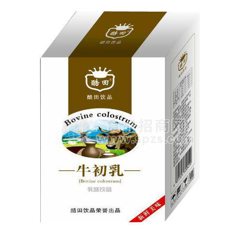 ·酷田 牛初乳乳味饮料 
