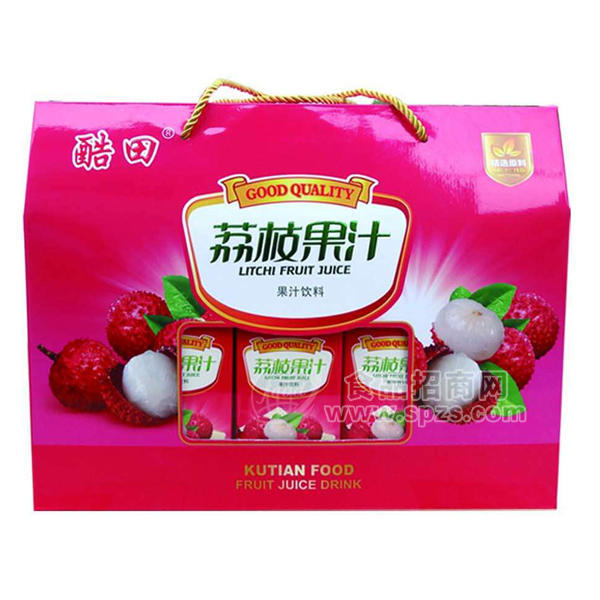 ·酷田荔枝果汁 果汁饮料 