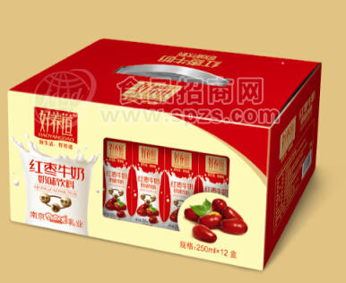 ·好养道红枣牛奶箱装 
