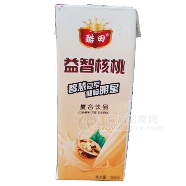 ·酷田 益智核桃 复合饮品 250ml 