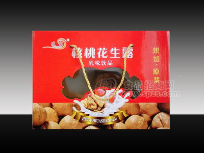 健成核桃花生露方磚禮盒