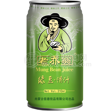 老喬翁綠豆清汁310ml