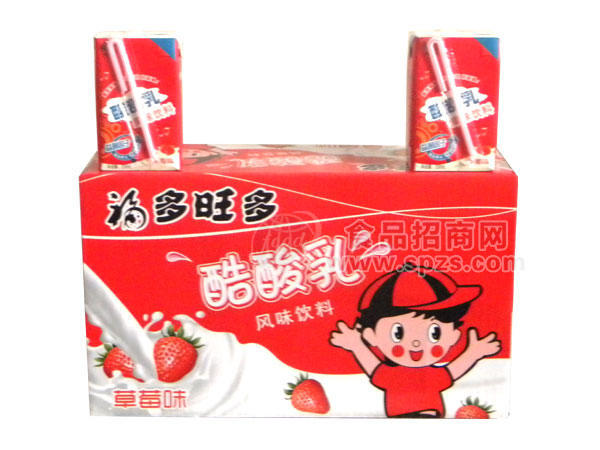 福多旺多 酸酸乳风味饮料草莓味