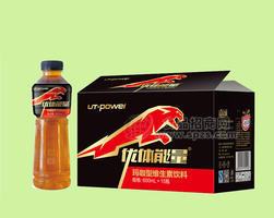 優(yōu)體能量瑪咖維生素飲料600mlx15瓶