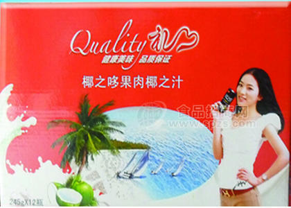 椰之哆 椰子汁 植物蛋白飲料箱裝245ml*12