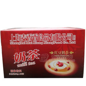 麦香香奶茶 红豆奶茶 固体饮料 80gx30杯
