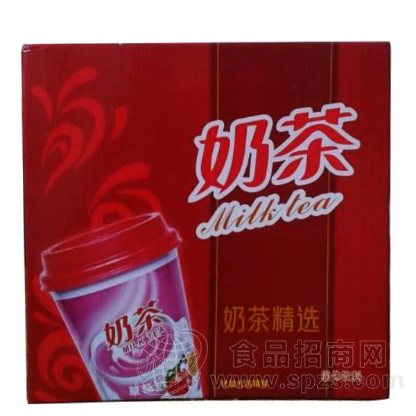 精选奶茶 草莓味 固体饮料