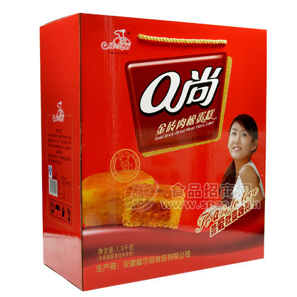 威尔丽 Q尚金砖肉松蛋糕
