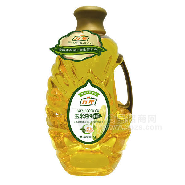 萬年 玉米油植物油 鮮榨 5L