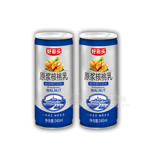 好彩頭原漿核桃乳植物蛋白飲料240ml