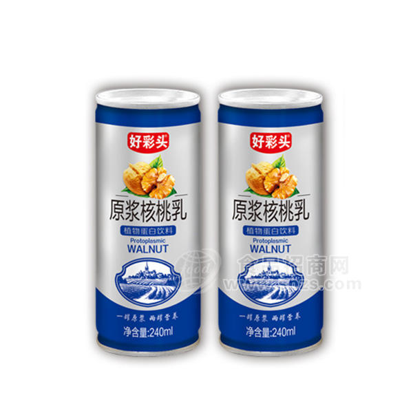 好彩头原浆核桃乳植物蛋白饮料240ml