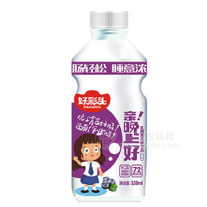 好彩头乳酸菌蓝莓味风味饮料338ml