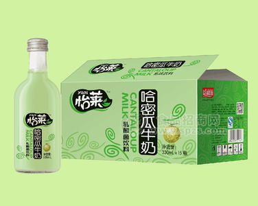 怡萊哈密瓜牛奶乳酸菌飲料330mlx15瓶