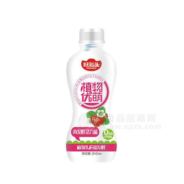 好彩頭植物乳桿菌發(fā)酵草莓味飲品340ml