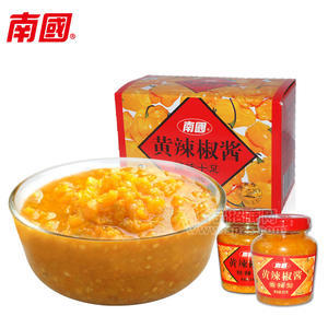 南国调味品黄辣椒酱礼盒装135gx2